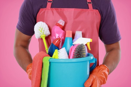 Review stage of a cleaning service complaints process